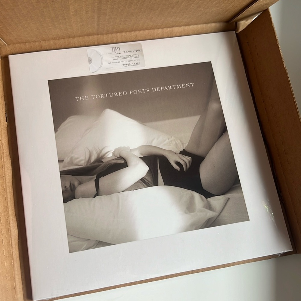 NWT TTPD vinyl / manuscript bonus track